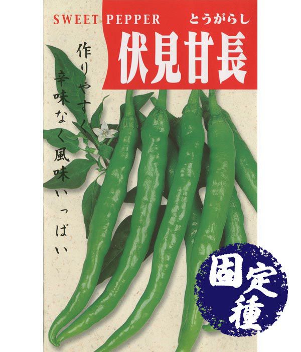 伏見甘長唐辛子（とうがらしの種）【固定種】